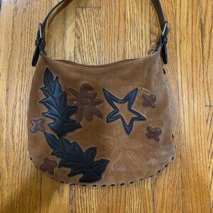Bisou Bisou Fall Bag with genuine suede